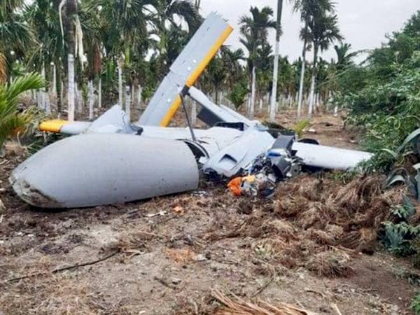 DRDO Drone UAV Crashes in Karnataka